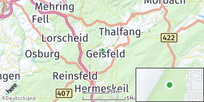 Google Map of Geisfeld bei Hermeskeil