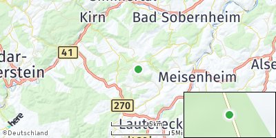 Google Map of Hundsbach bei Kirn