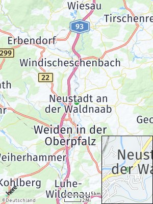 Here Map of Neustadt an der Waldnaab