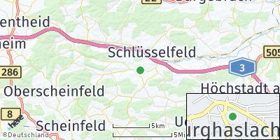 Google Map of Burghaslach