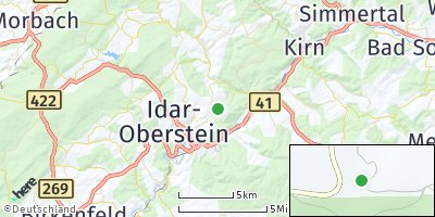 Google Map of Hintertiefenbach