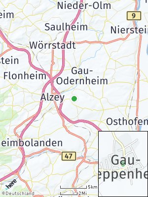 Here Map of Gau-Heppenheim