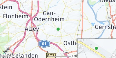 Google Map of Dittelsheim-Heßloch