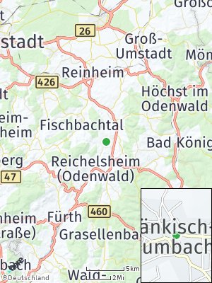 Here Map of Fränkisch-Crumbach