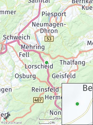 Here Map of Bescheid bei Hermeskeil