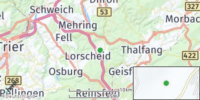 Google Map of Bescheid bei Hermeskeil