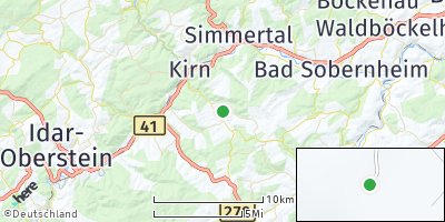 Google Map of Becherbach bei Kirn