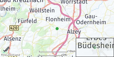Google Map of Erbes-Büdesheim