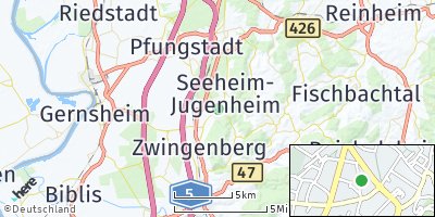 Google Map of Jugenheim