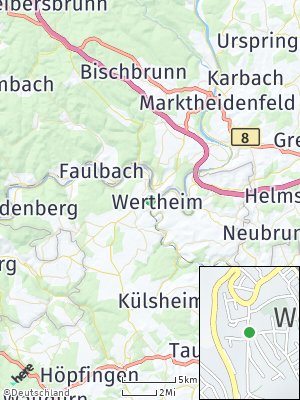 Here Map of Wertheim am Main