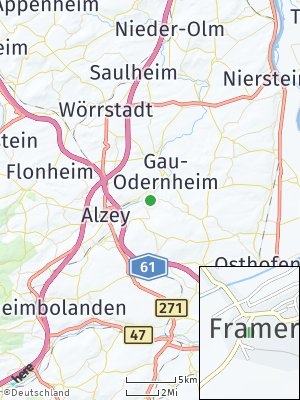 Here Map of Framersheim