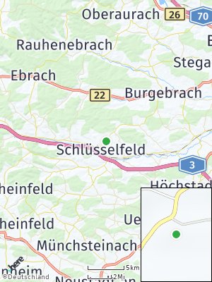 Here Map of Schlüsselfeld