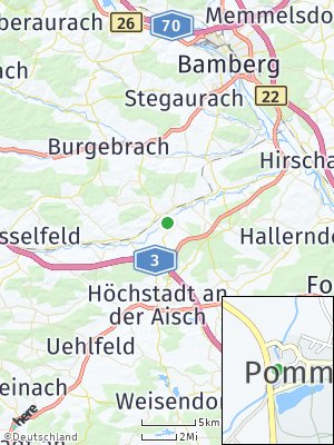 Here Map of Pommersfelden