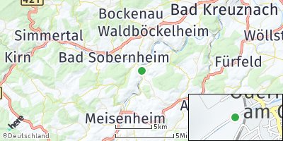 Google Map of Odernheim am Glan