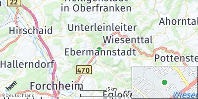 Google Map of Ebermannstadt