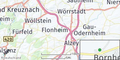 Google Map of Bornheim