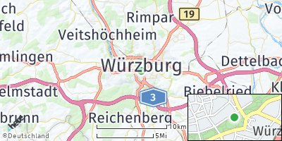 Google Map of Würzburg