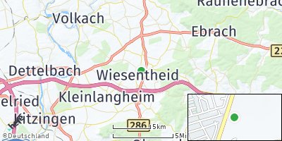 Google Map of Wiesentheid