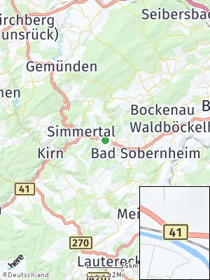 Here Map of Weiler bei Monzingen