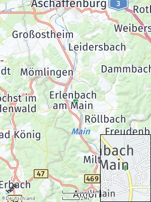 Here Map of Erlenbach am Main