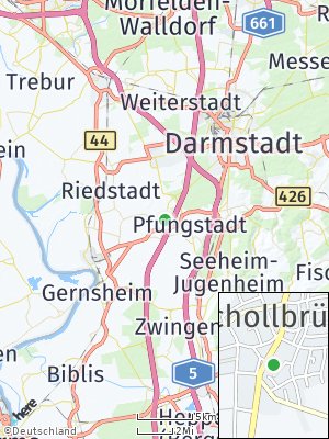 Here Map of Eschollbrücken