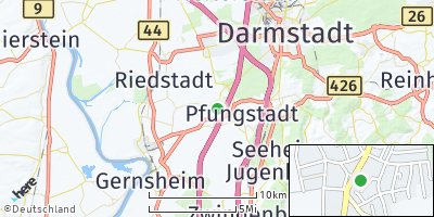 Google Map of Eschollbrücken