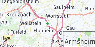 Google Map of Armsheim
