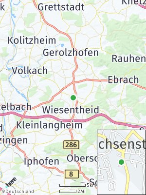 Here Map of Prichsenstadt