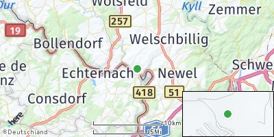 Google Map of Ralingen an der Sauer