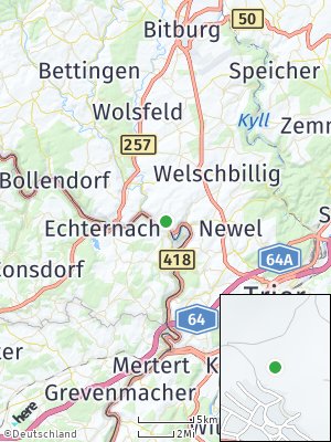 Here Map of Ralingen an der Sauer
