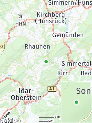 Here Map of Sonnschied