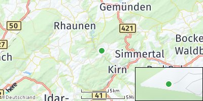 Google Map of Hahnenbach