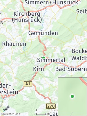 Here Map of Heinzenberg bei Kirn