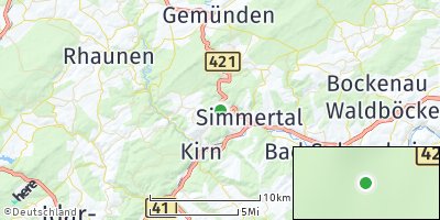 Google Map of Heinzenberg bei Kirn