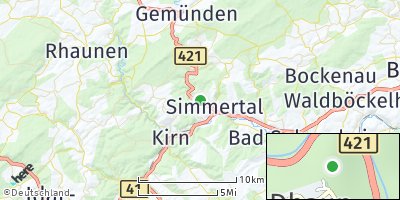 Google Map of Brauweiler bei Kirn