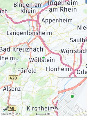 Here Map of Wöllstein