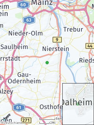 Here Map of Dalheim bei Mainz