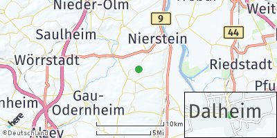 Google Map of Dalheim bei Mainz