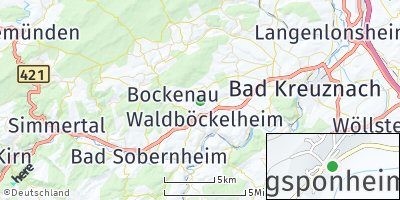 Google Map of Burgsponheim