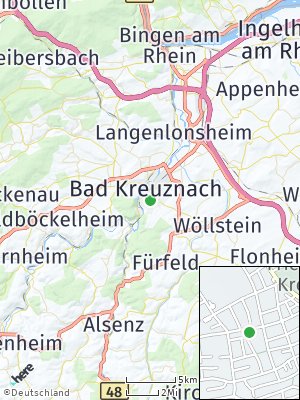 Here Map of Bad Kreuznach