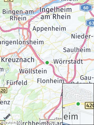 Here Map of Gau-Bickelheim