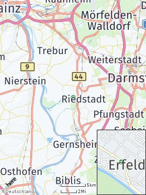 Here Map of Erfelden