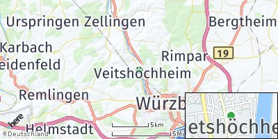 Google Map of Margetshöchheim
