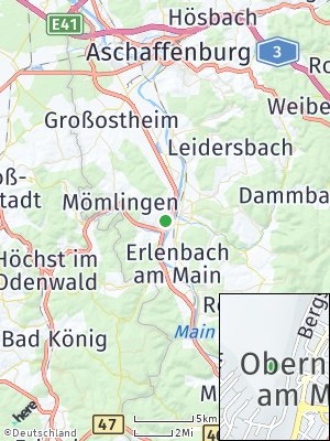 Here Map of Obernburg am Main