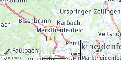 Google Map of Marktheidenfeld