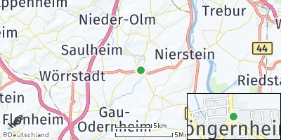 Google Map of Köngernheim