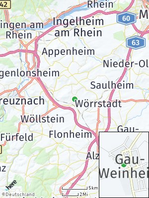 Here Map of Gau-Weinheim