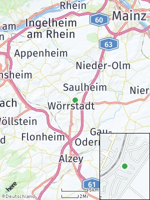 Here Map of Wörrstadt