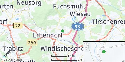 Google Map of Reuth bei Erbendorf