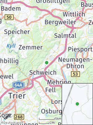 Here Map of Föhren bei Trier